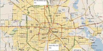 Карта метро Хьюстон
