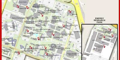 Карта университета Хьюстона