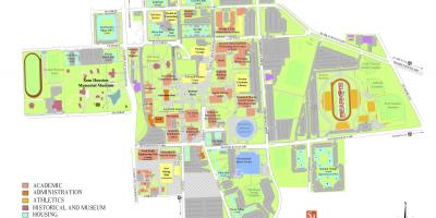 Университет Хьюстона карте