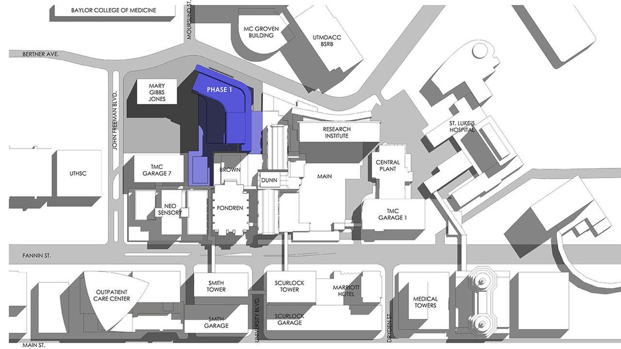 Карта больницы. Hospital Map.